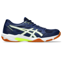 Tênis ASICS GEL-Rocket 11 - Masculino - Azul Marinho com Branco e Verde