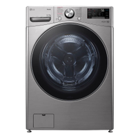 Lava e Seca LG 18Kg/10Kg com Inteligência Artificial AI DD e Wi-Fi WD18SV2S6B Inox Look - 110V