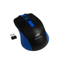 Mouse C3Tech M-W20BL, Wireless, 1000 DPI, Azul e Preto