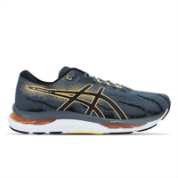 Tênis ASICS GEL-Hypersonic 5 - Masculino - Cinza com Branco e Laranja