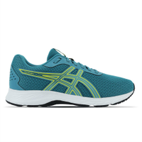 Tênis ASICS Raiden 4 - Masculino - Azul com Branco e Amarelo