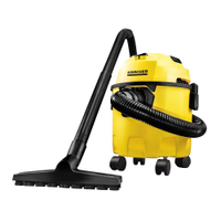 Aspirador de Pó e Água Karcher WDL1 | 10 Litros, 1500W, Amarelo