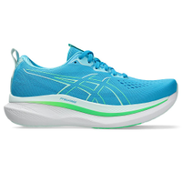 Tênis ASICS Glideride Max - Masculino - Azul com Branco e Verde