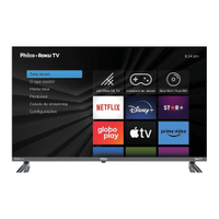 Smart TV LCD LED 32" Philco PTV32K34RKGB | Wi-Fi, Roku, Dolby, com 2 HDMI, 2 USB