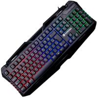 Teclado Gamer Hayom, USB, LED RGB, ABNT2, Preto - TC3205