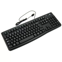 Teclado Logitech K120, USB, Layout ABNT2, Preto - 920-004423