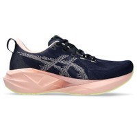 Tênis ASICS Novablast 5 - Feminino - Azul Marinho com Rosa