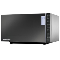 Forno de Micro-ondas Brastemp BMG45AR com Grill Espelhado e Painel Integrado Inox Espelhado - 32 Litros - 127V