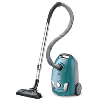 Aspirador de Pó com Saco Electrolux 1800W filtro HEPA Equipt com Tubo Metálico Azul (EQP20) - 220V