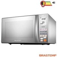 Forno Micro-ondas Ative! Brastemp com Capacidade de 38 Litros e Grill Inox - BMJ38AR - 220V