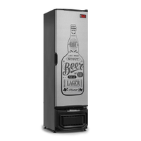 Refrigerador Vertical Cervejeira 230 Litros 220v Frost Free GCB-23E GW/TI Gelopar Preto