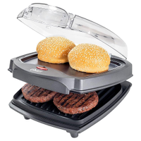 Grill Elétrico Burguer 2 em 1 Oster com Capacidade para 04 Fatias - OGRL500 - 110V