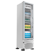 Expositor Vertical Imbera 1 Porta Vidro 229L Branco 127V VR08 - 110V