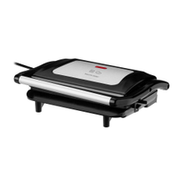 Mini Grill Multilaser CE121 Panini 850W Com Acabamento Inox Preto - 110V