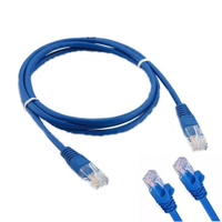 Cabo De Rede Ethernet Rj45 Lan Cat5e Azul 3 Metros