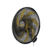 Ventilador Parede 50Cm Oscilante Practive Dark Domina Pt/Dou - 110V