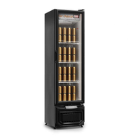 Refrigerador Vertical Cervejeira Porta de Vidro 230 Litros 220v Frost Free GCB-23EV/PR Gelopar Preto - 220V