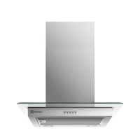 Coifa de Parede Electrolux 60cm de Vidro Efficient com Luz de Led (CE6VX) - 220V