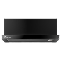 Depurador de Ar Electrolux 60cm Retrátil Preto Efficient com Luz de Led (DE6RP) - 220V