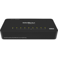 Switch 8 Portas Fast Ethernet Sf 800 Com Vlan Fixa Poe Pass Homologação: 7691811086