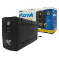 Nobreak 1400VA NHS Compact Plus 4, Bivolt Aut., S/120V, Bat. 2x7Ah/12V, 8 Tomadas - 90.C1.B01400