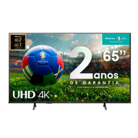 Smart TV 65" Hisense Ultra HD 4K Mini LED U6N com Google TV, Wi-Fi, Bluetooth, USB e HDMI - 55U66LUA