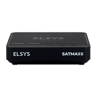 Receptor Digital Via Satélite Elsys SATMAX 6 ETRS72 | Com Controle Remoto, SATHD, Bivolt