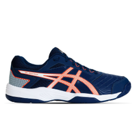 Tênis ASICS GEL-Backhand - Masculino - Azul Marinho com Branco e Laranja