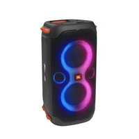 Caixa de Som Portátil JBL Partybox 110, LED, 160W RMS, Bluetooth, Á Prova de Respingos, Preto - JBLPARTYBOX110BR