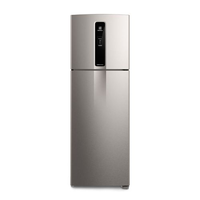 Geladeira Electrolux Inverter Frost Free IF43S Duplex Efficient com AutoSense 390L - Inox - 220V