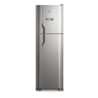 Refrigerador / Geladeira Electrolux DFX44 Frost Free 400L Efficiente Turbo Freezer Duplex Inox 110v