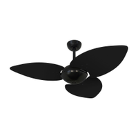 Ventilador de Teto Dormamu Nero Office 3 Pás Preto 127V