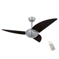 Ventilador Off Clear Tabaco 127V e Controle Remoto