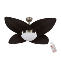 Ventilador de Teto Kovalski Bronze 4 Pás Tabaco 127V com Controle