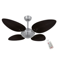 Ventilador Volare OffPetalo Quad Tabaco 220V Controle Remoto