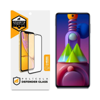 Pelicula Defender Glass para Samsung Galaxy M51 - Preta - Gshield