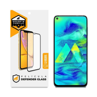 Pelicula Defender Glass para Samsung Galaxy M50S - Preta - Gshield