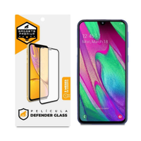 Pelicula Defender Glass para Samsung Galaxy A40S - Preta - Gshield