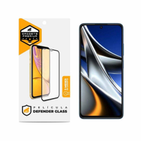 Pelicula Defender Glass para Xiaomi Poco X4 Pro 5G - Preta - Gshield