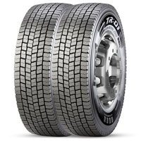 Kit 2 Pneu Pirelli Aro 22.5 275/80r22.5 149/146m TL M+S Tr01