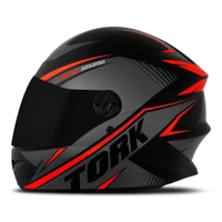 Capacete Moto Integral Pro Tork R8 Viseira Fumê Fechado - 58