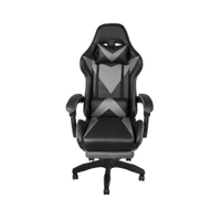 Cadeira Gamer com Rodízios PU Hawker 3315 OR Design Preta - Preto