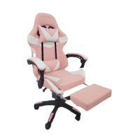 Cadeira Gamer Stillus Ergonômica Com Apoio Para Os Pés - Rosa