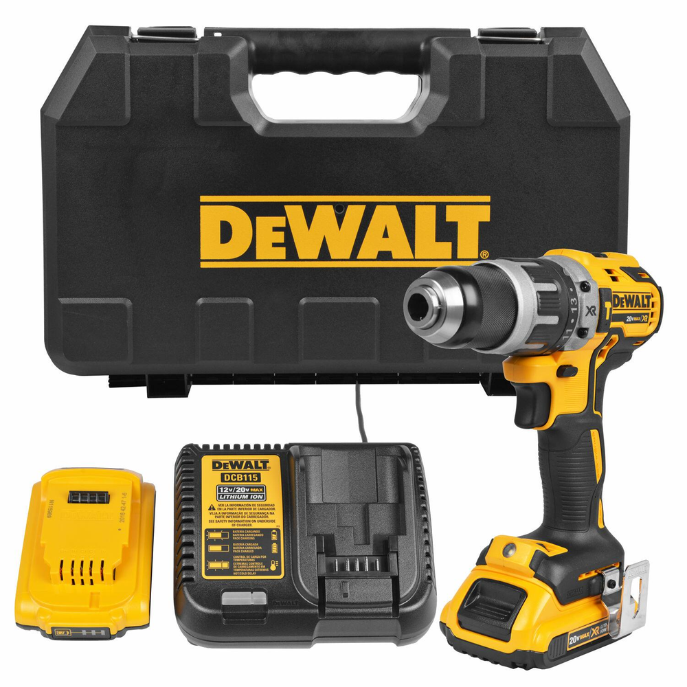 Furadeira e Parafusadeira Bateria 1/2 Dcd796D2 Dewalt 127V