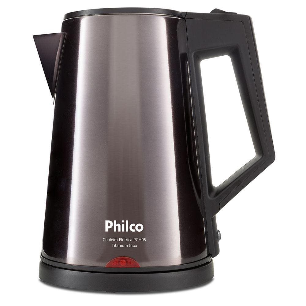 Chaleira Elétrica Philco PCH05 1,8L Titanium Inox 220V