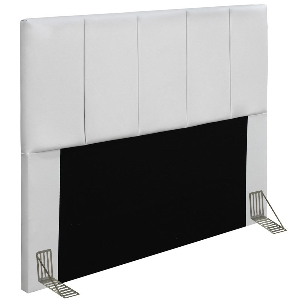 Cabeceira Cama Box Casal 140CM Pérola D10 Corano Branco - Mpozenato