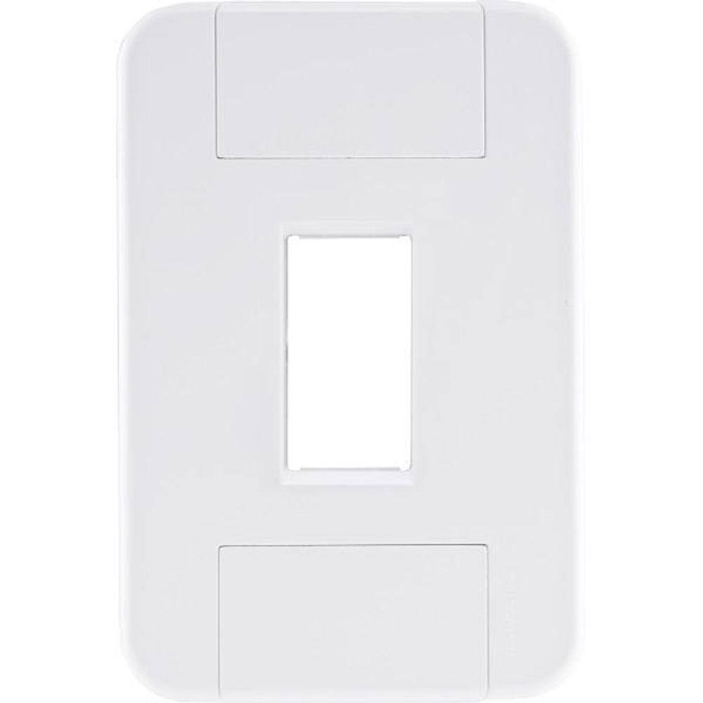 Placa 1 Posto Vertical 4x2 Tramontina Tablet Branca