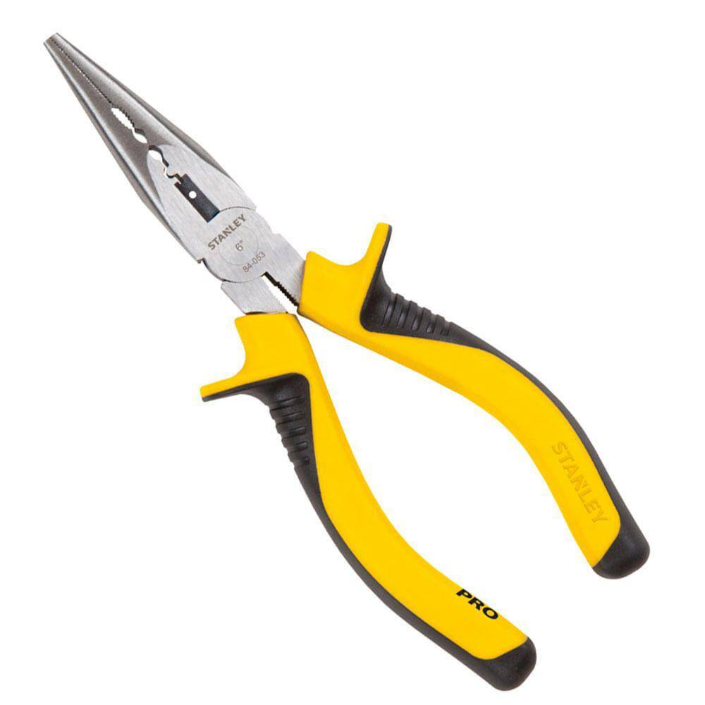 Alicate Bico Meia Cana Longo com Corte Pro 6" 84-053 Stanley