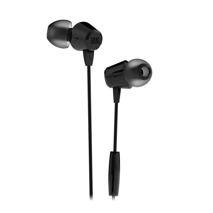 Fone de Ouvido Intra Auricular JBL C50HI In-Ear, com Microfone, Preto - JBLC50HIBLK