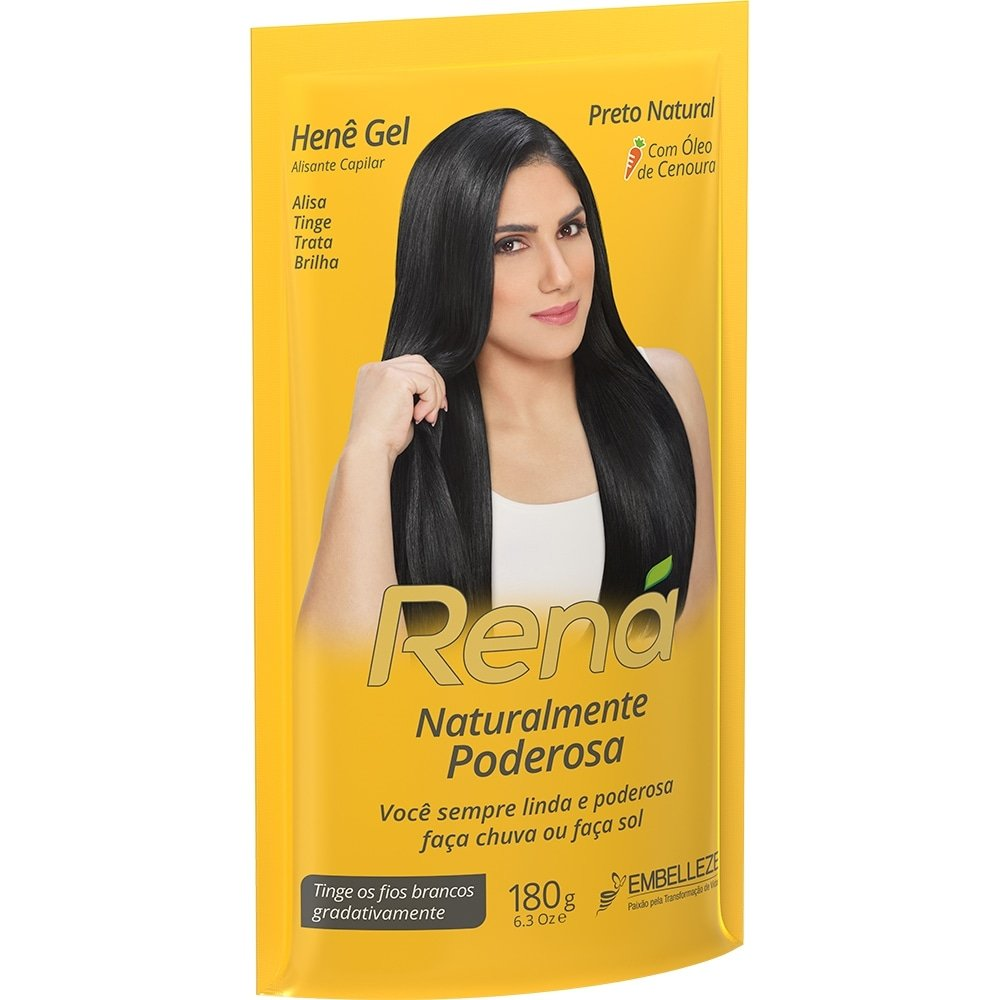 Henê Rená Preto Natural 180G